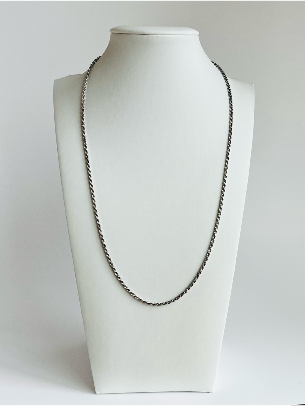 Giani Bernini Sterling Silver Necklace, 18" Diamond Cut Rope Chain